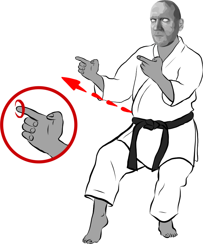 Ippon nukite (One Finger Strike)